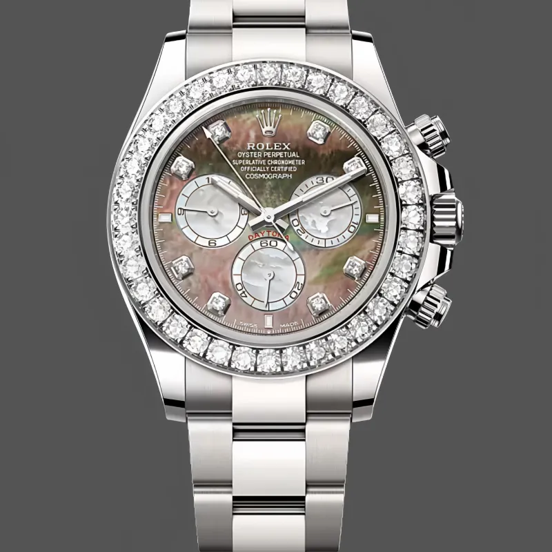 Rolex Daytona 126579RBR Replica - Mother-of-Pearl Dial Diamond Bezel