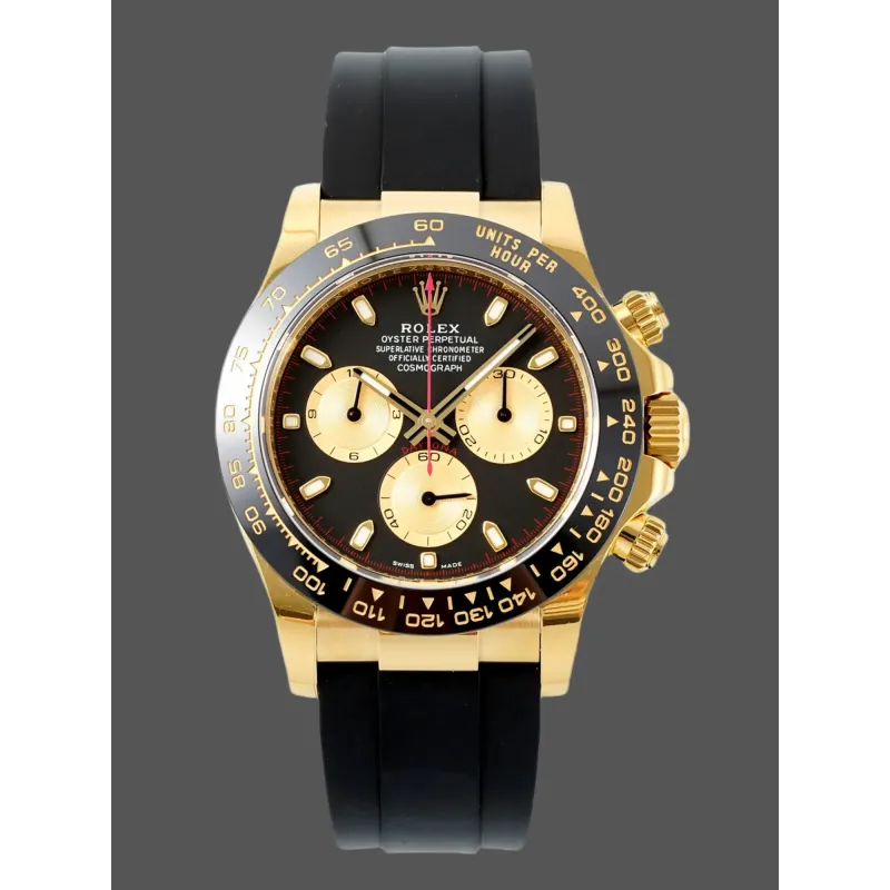 Rolex Cosmograph Daytona 116518LN Replica - Black Dial Tachymeter Bezel