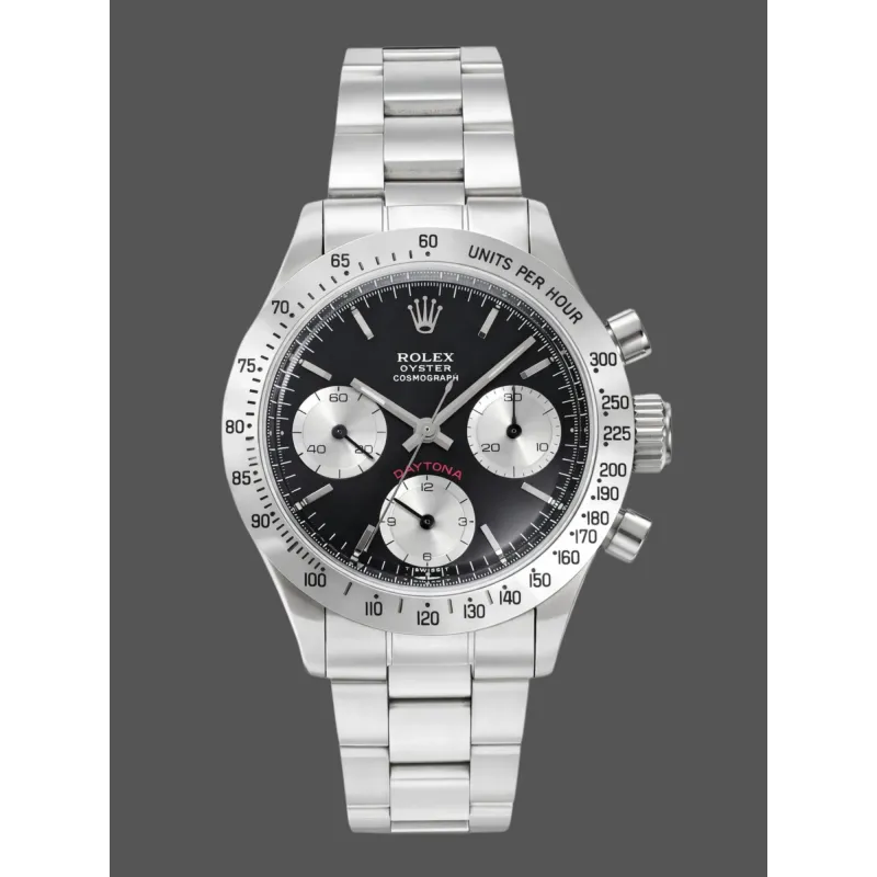 Rolex Daytona Paul Newman 6265 Replica - Black Dial Oyster
