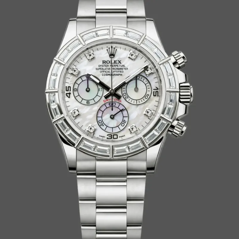Rolex Daytona Cosmograph 116589BR Replica - Mother-of-Pearl Dial Diamond Bezel
