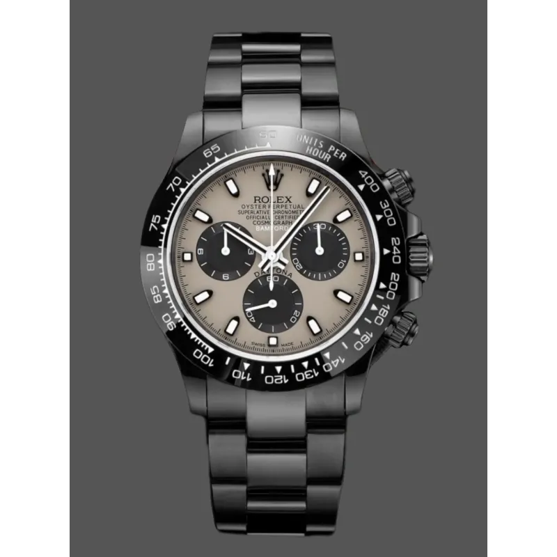 Rolex Daytona CUSTOMIZED Replica - Grey Dial Oyster
