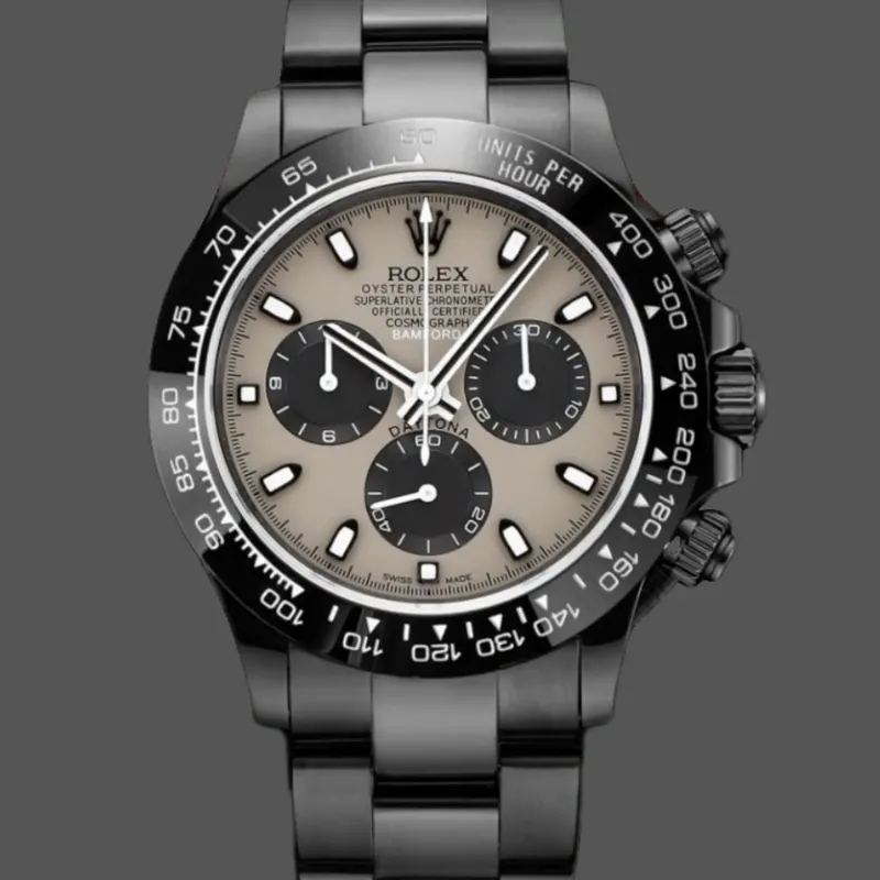 Rolex Daytona CUSTOMIZED Replica - Grey Dial Oyster
