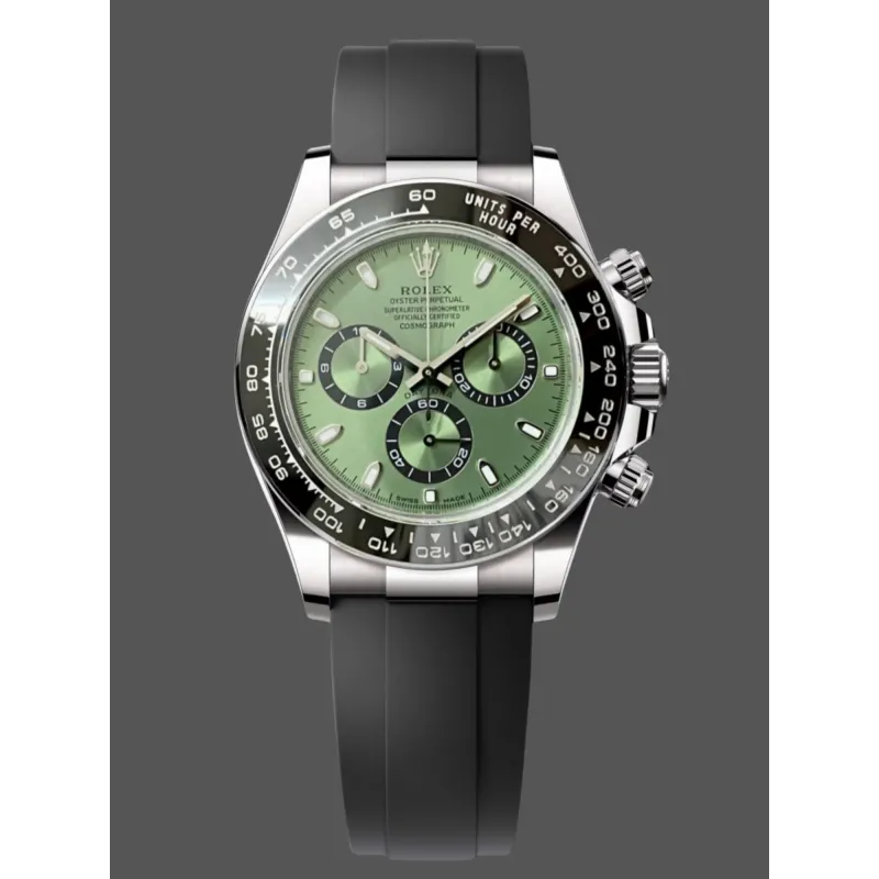 Rolex Daytona Platona 126506 Replica - Green Dial Stainless Steel