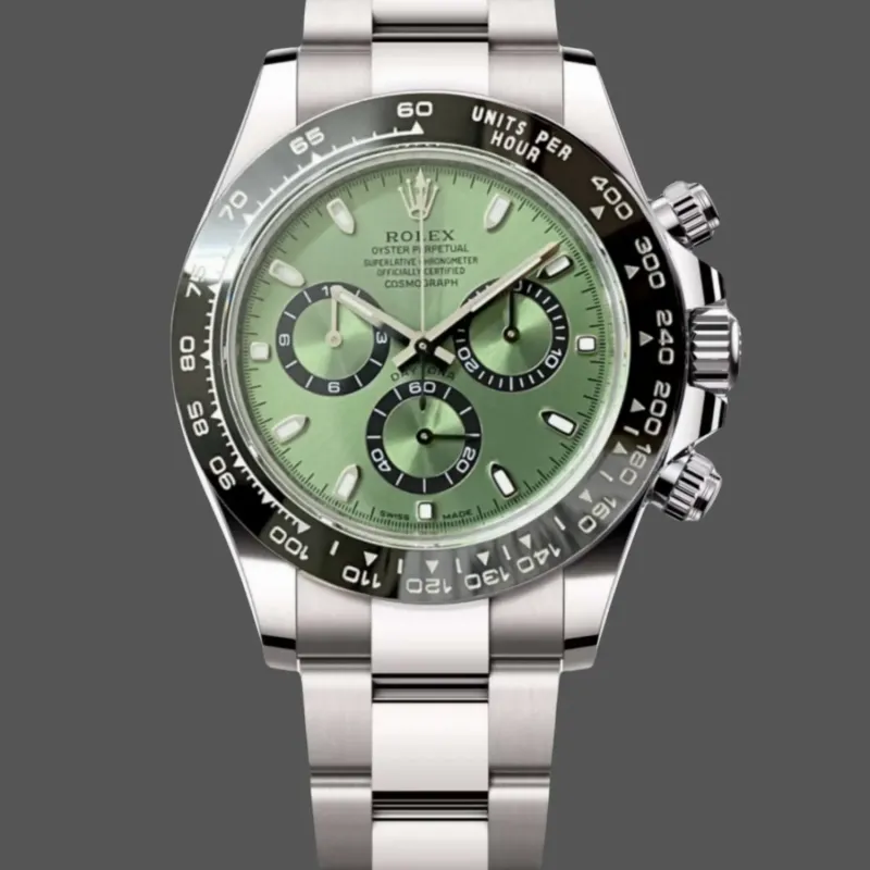 Rolex Daytona Platona 126506 Replica - Green Dial Oyster