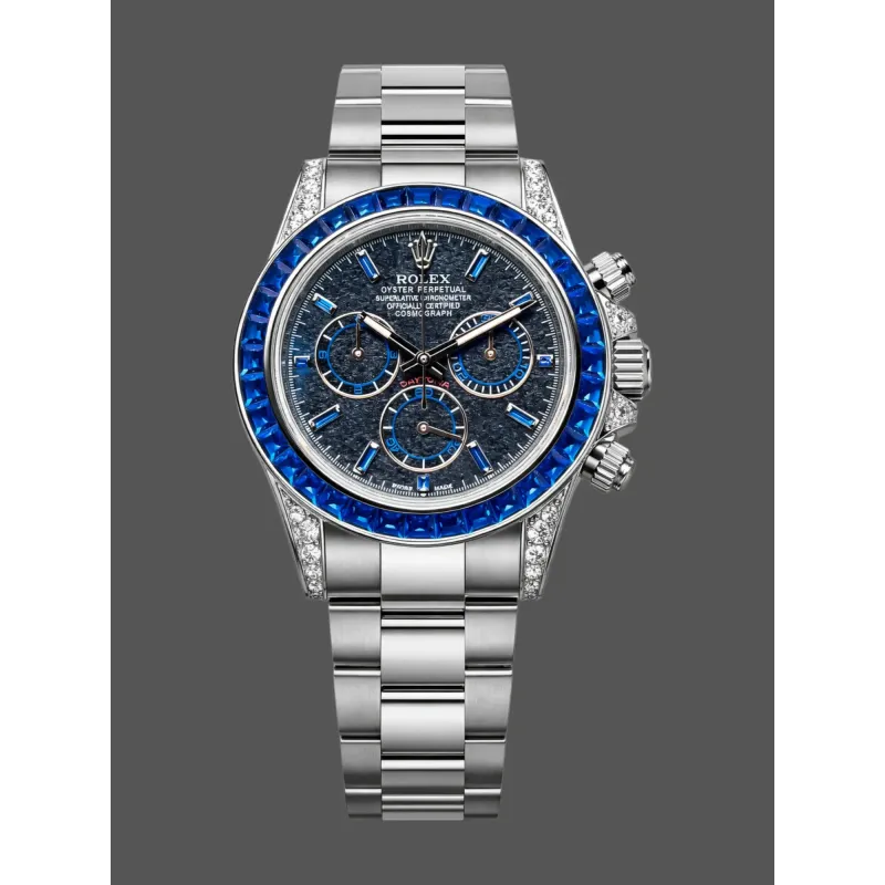 Rolex Daytona 126599TSA Replica - Silver Dial Diamond Bezel