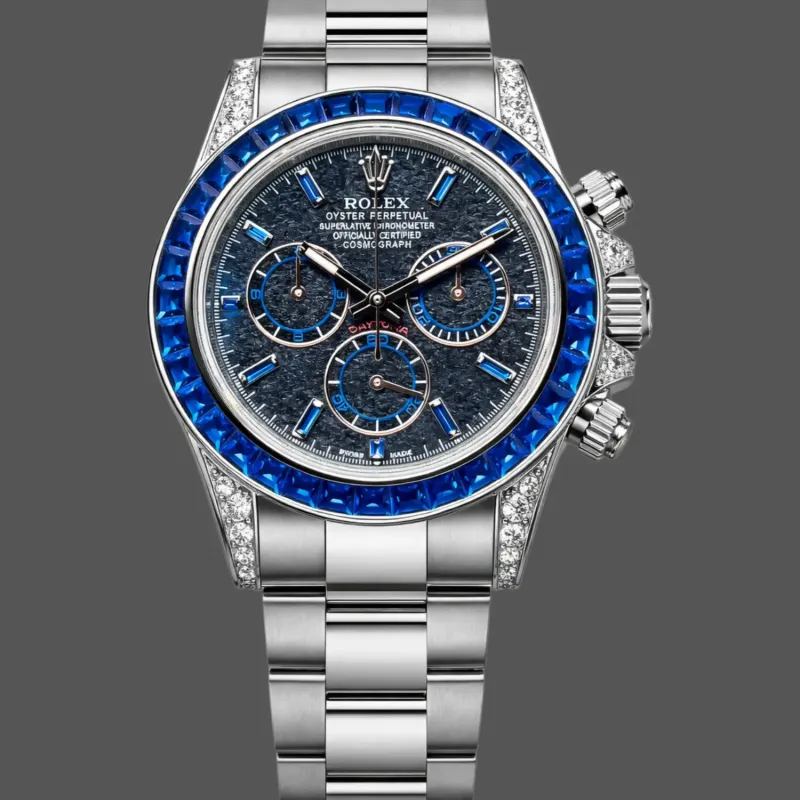 Rolex Daytona 126599TSA Replica - Silver Dial Diamond Bezel