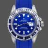Rolex Submariner Hulk 116610 Replica - Blue Dial Fluted Bezel