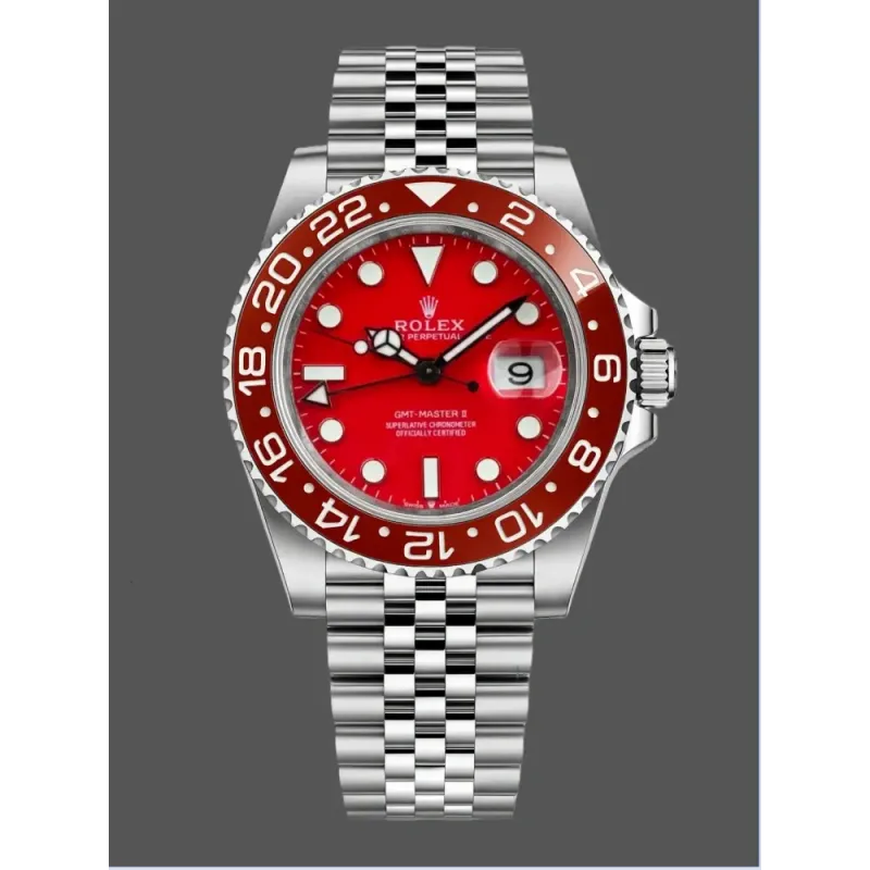 Rolex GMT-Master II 126710 RED EDITION Replica - Red Dial Jubilee