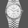 Rolex Land-Dweller 40 127334 Replica - Silver Dial Fluted Bezel