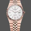 Rolex Land-Dweller Unisex 127235 Replica - Silver Dial Fluted Bezel