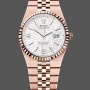 Rolex Land-Dweller Unisex 127235 Replica - Silver Dial Fluted Bezel