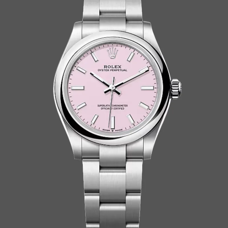 Rolex Oyster Perpetual Women's 277200 Replica - Pink Dial Oyster