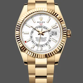 Rolex Sky-Dweller 336938 Replica - White Dial Two-Tone