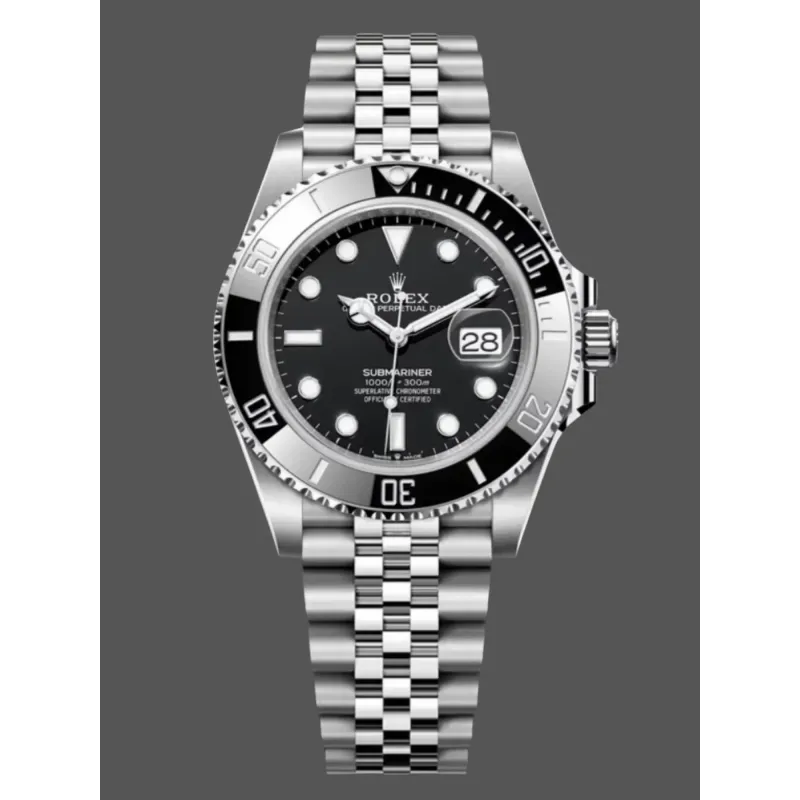Rolex Submariner Hulk 116610 Replica - Black Dial Fluted Bezel