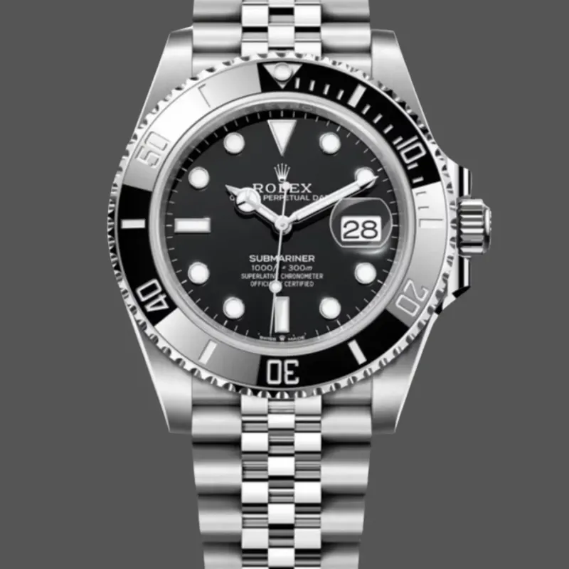 Rolex Submariner Hulk 116610 Replica - Black Dial Fluted Bezel