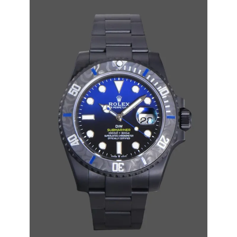 Rolex Submariner Hulk 116610 Replica - Black Dial Fluted Bezel