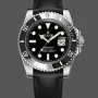 Rolex Submariner Date 116610LN Replica - Black Dial Leather Strap