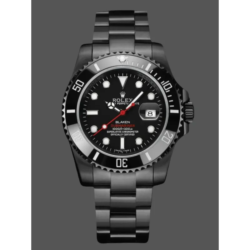 Rolex Submariner 116610LN Replica - Black Dial Fluted Bezel
