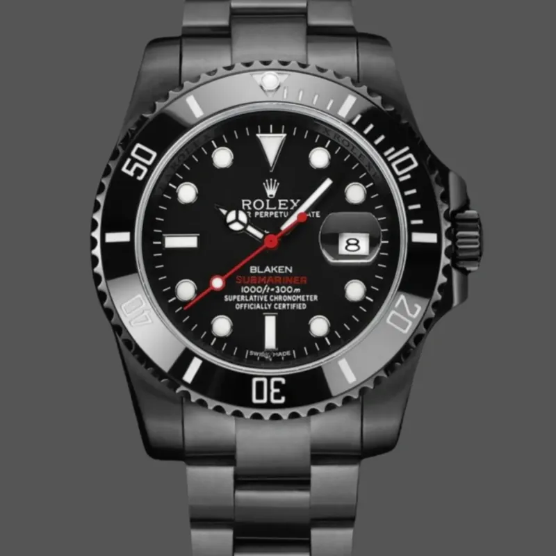 Rolex Submariner 116610LN Replica - Black Dial Fluted Bezel