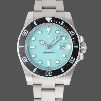 Rolex Submariner DIW Replica - Ice Blue Dial Fluted Bezel