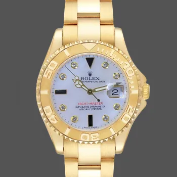Rolex Yacht-Master Women's 168628 Replica - White Dial Stainless Steel