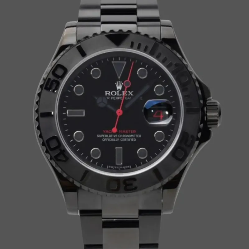 Rolex Yacht-Master 116622 Replica - Black Dial Stainless Steel