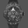 Mens Hublot Big Bang Sang Bleu II Black Magic 418.CX.1107.RX.MXM22 Transparent Replica Watch Image
