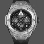 Men's Hublot Big Bang Unico Sang Bleu II Titanium 418.NX.1107.RX.MXM19 Black Dial