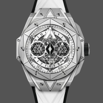 Men's Hublot Big Bang Titanium 42MM 418.NX.2001.RX.1604.MXM20 Transparent Dial