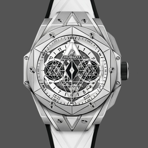 Mens Hublot Big Bang Titanium 42MM 418.NX.2001.RX.1604.MXM20 Transparent Dial Replica Watch Image