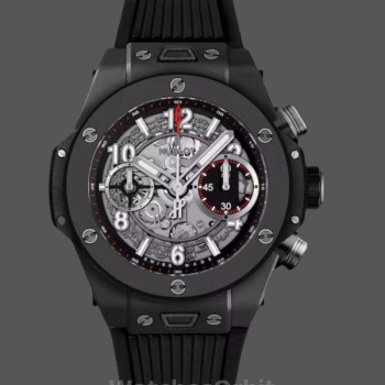 Men's Hublot Big Bang Unico Black Magic 42mm 441.CI.1170.RX Men's Transparent