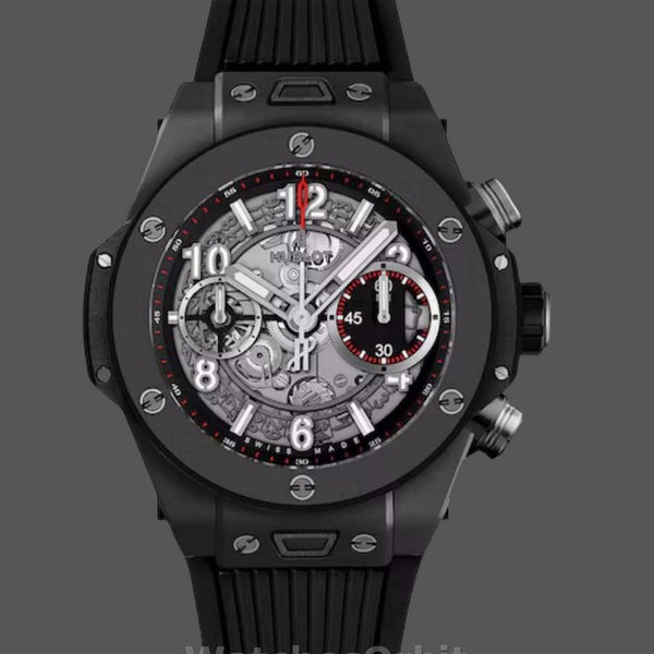 Mens Hublot Big Bang Unico Black Magic 42mm 441.CI.1170.RX Mens Transparent Replica Watch Image