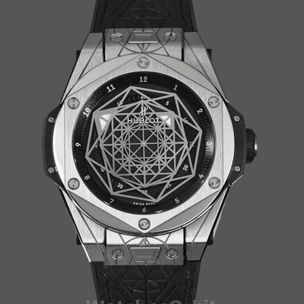 Mens Hublot Big Bang 44mm  415.NX.1112.VR.MXM16 Black Replica Watch Image