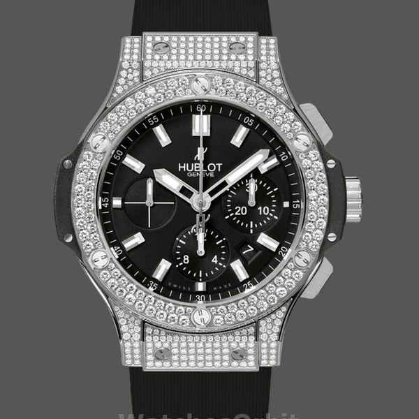 Mens Hublot Big Bang Chronograph 301.SX.1170.RX.1704 44mm Black Replica Watch Image