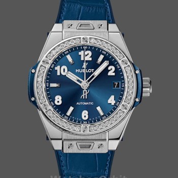 Women's Hublot Big Bang One Click 39mm Ladies Timepiece 465.SX.7170.LR.1204 Blue