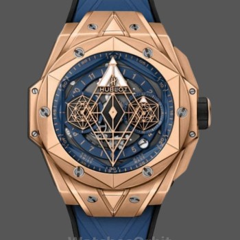 Men's Hublot Big Bang Sang Bleu II King-418.OX.5108.RX.MXM20 Blue Transparent