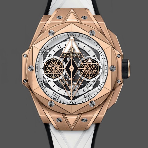 Mens Hublot Big Bang Titanium 42MM Mens  418.OX.2001.RX.MXM20 Transparent Dial Replica Watch Image