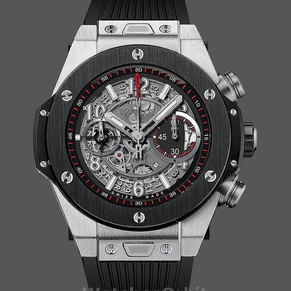 Mens Hublot Big Bang Unico 45mm 411.NM.1170.RX Transparent Replica Watch Image