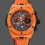 Men's Hublot Big Bang Unico Orange Ceramic 42MM 441.CU.5910.RX Skeleton