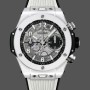 Men's Hublot Big Bang Unico White Ceramic 411.HX.1171.RX Transparent