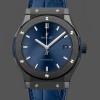 Mens Hublot Classic Fusion Automatic Stainless Steel 511.CM.7170.LR Blue Replica Image