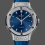 Men's Hublot Classic Fusion Diamond Automatic 511.NX.7170.LR Blue Dial
