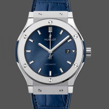 Men's Hublot Classic Fusion Automatic Blue Dial 542.NX.7170.LR Blue Dial