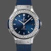 Women's Hublot Classic Fusion Titanium with Blue Diamonds 565.NX.7170.RX.1204 Blue Dial