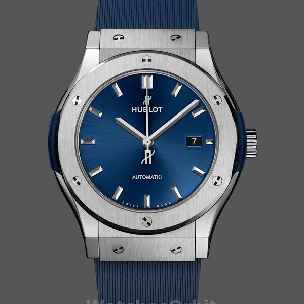 Mens Hublot Classic Fusion-301.PB.131.RX, 42mm, Men’s Blue Replica Watch Image