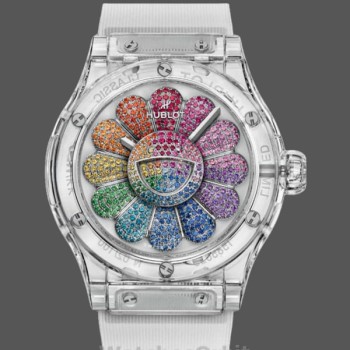 Men's Hublot Classic Fusion 45mm Black Ceramic - 507.JX.0800.RT.TAK21 Colourful