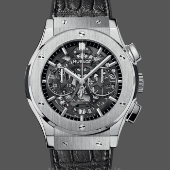 Men's Hublot Classic Fusion 45mm Ceramic & Titanium - 525.NX.0170.LR Black