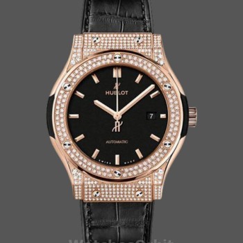 Men's Hublot Classic Fusion 42MM 542.OX.1181.LR.1704 Black
