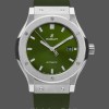 Women's Hublot Classic Fusion-565.NX.1171.RX, 38mm, Lady’s Green & Blue