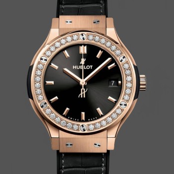 Women's Hublot Classic Fusion 33MM Ladies  581.OX.1480.RX.1704 Black